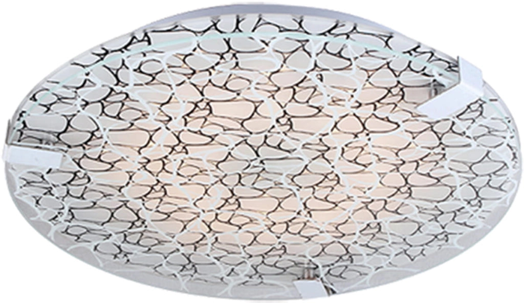 Plafoniera LED Candellux Fiera 9W 4000K 31cm nero/cromo