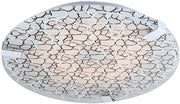 Plafoniera LED Candellux Fiera 9W 4000K 31cm nero/cromo