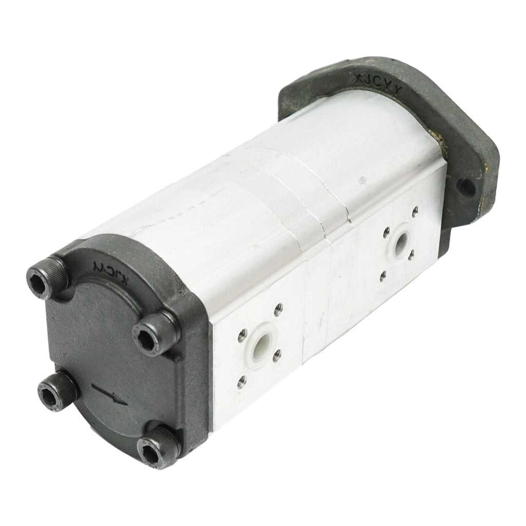 Pompa idraulica doppio corpo per John Deere e Renault, senso di rotazione sinistro, codice OEM RT7700036171