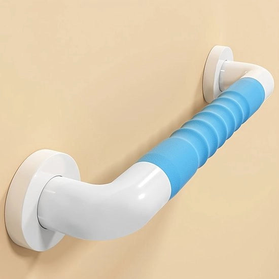 Beugel per bagno, barriera antiscivolo in acciaio inossidabile, 43 cm | Sostegno universale per doccia e wc per anziani | Beugel installabile senza intervento, duraturo e barriera libera