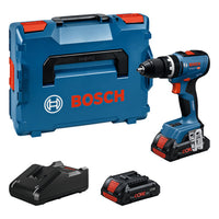 Trapano Bosch a batteria 18V 65nm Brushless due batterie PROCORE GSB 18V-65