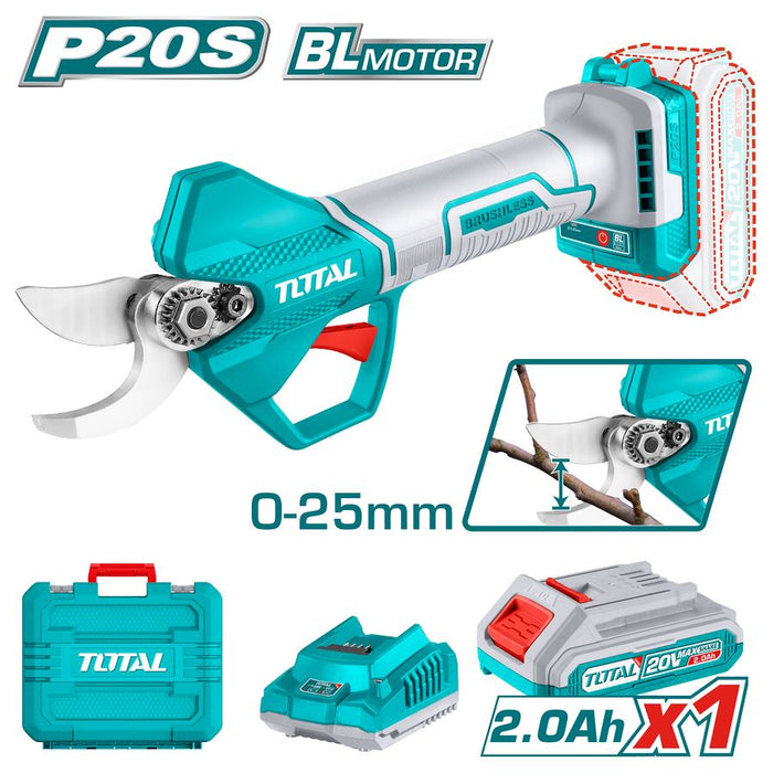 CESOIA POTATURA KIT 25MM 20V CON BATTERIA
