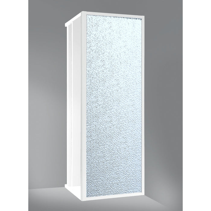 PARETE FISSA SMERALDA 78-82XH185CM BIANCA