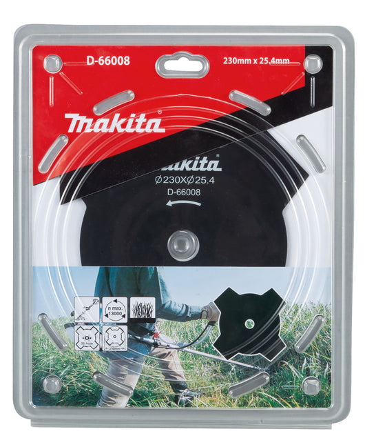 Lama in metallo Makita per decespugliatori Ø 230mm • Ø foro 25,4mm • 4 Denti