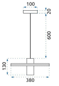 Lampada Da Soffitto Cristallo Loft APP740-3CP