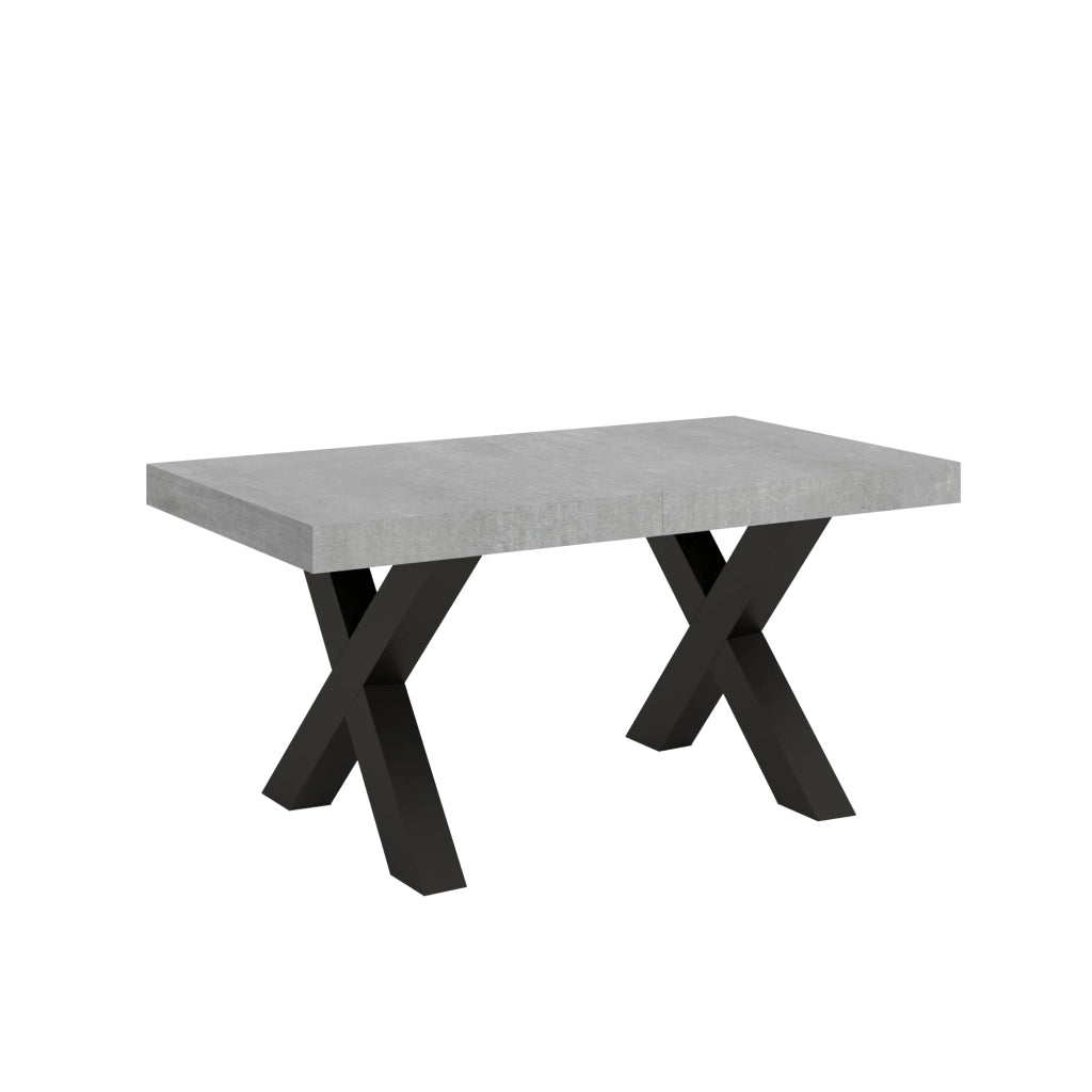 Tavolo Allungabile 160-264x90x77 cm Traffic Cemento