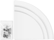 Set di 3 Sostegni Angolari Fluttuanti - Mobile per Libri da Muratura per Cucina, Camera da Letto, Salotto, Bagno, Ufficio
