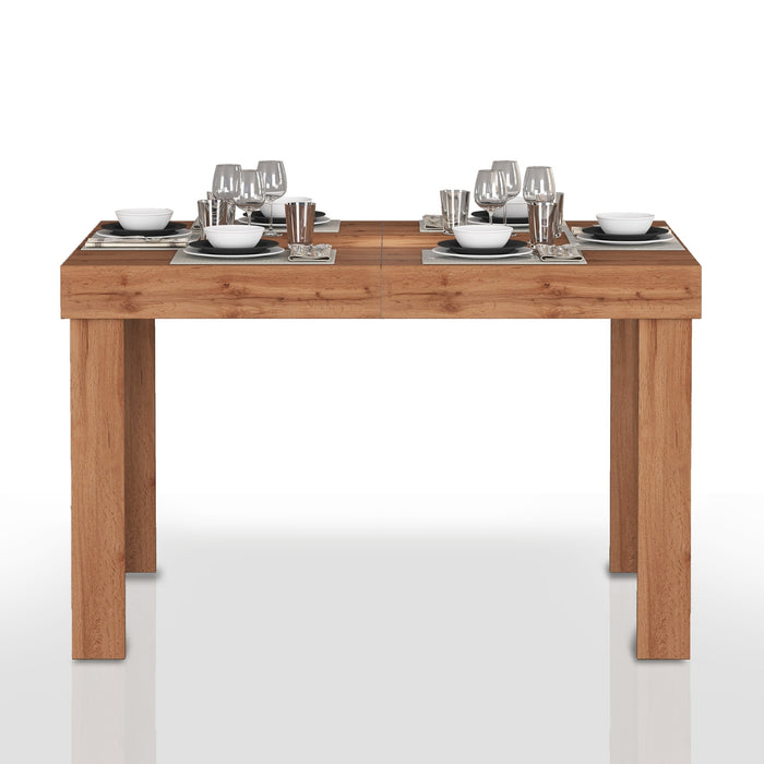 WHOUS Tavolo Allungabile per Sala da Pranzo Colore Rovere Estensibile da 120 a 200 cm, Made in Italy