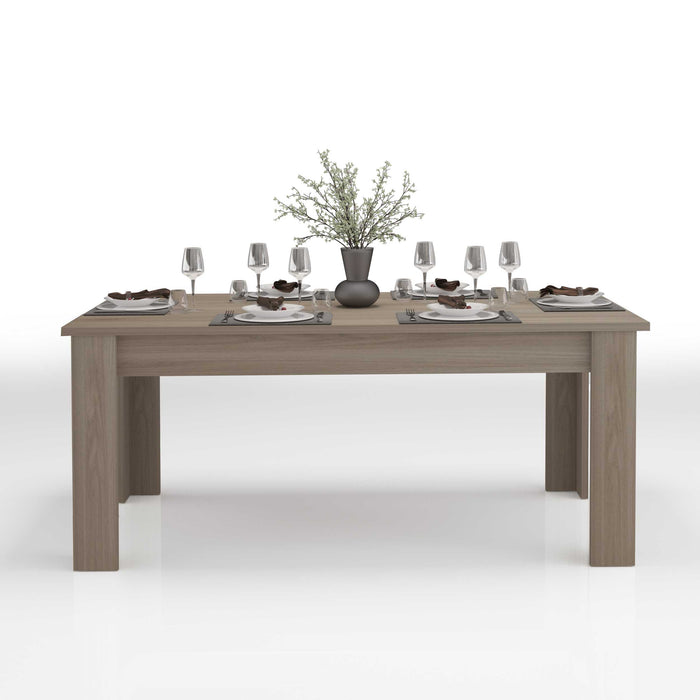 WHOUS Tavolo Allungabile per Sala da Pranzo Estensibile, Made in Italy DIMENSIONI: 140/190 cm, COLORE: Rovere