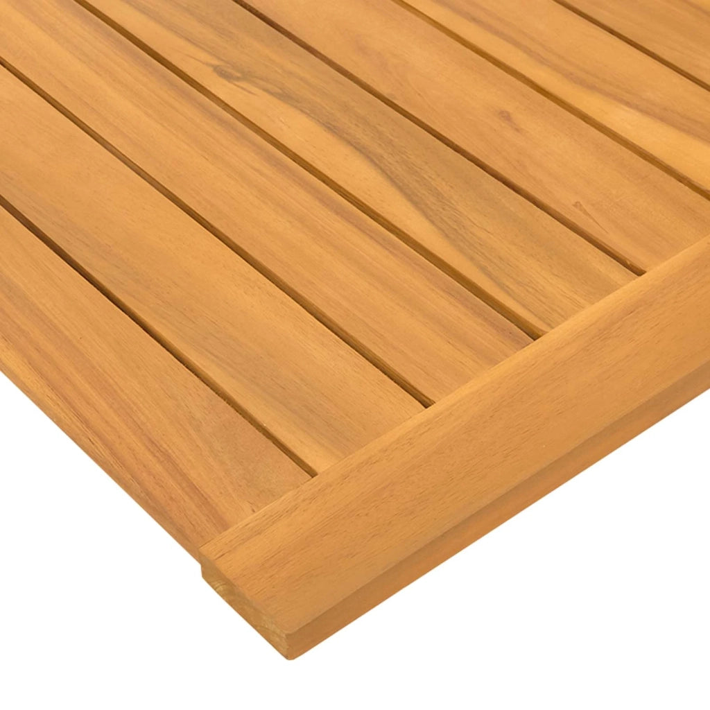 Tappeto da bagno Tinta unita Marrone 60 x 40 cm legno 42025266