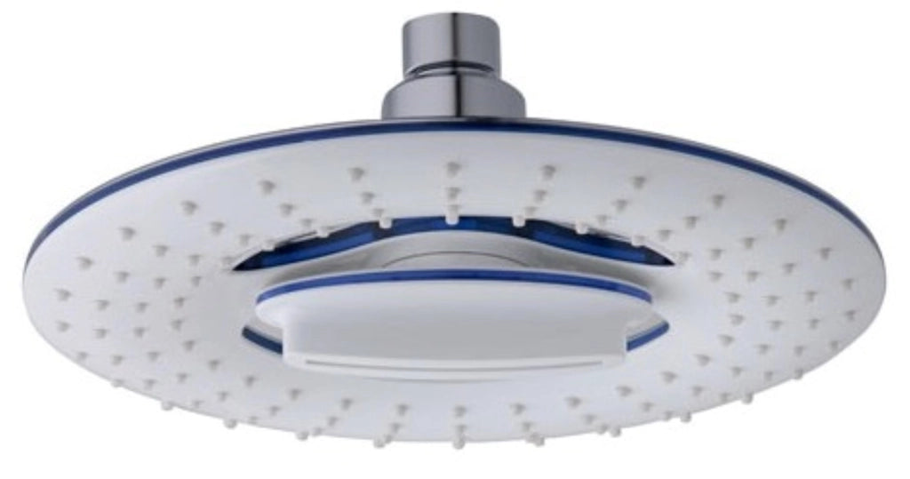 Soffione niagara 2 funzioni ovale con getto a cascata cromato