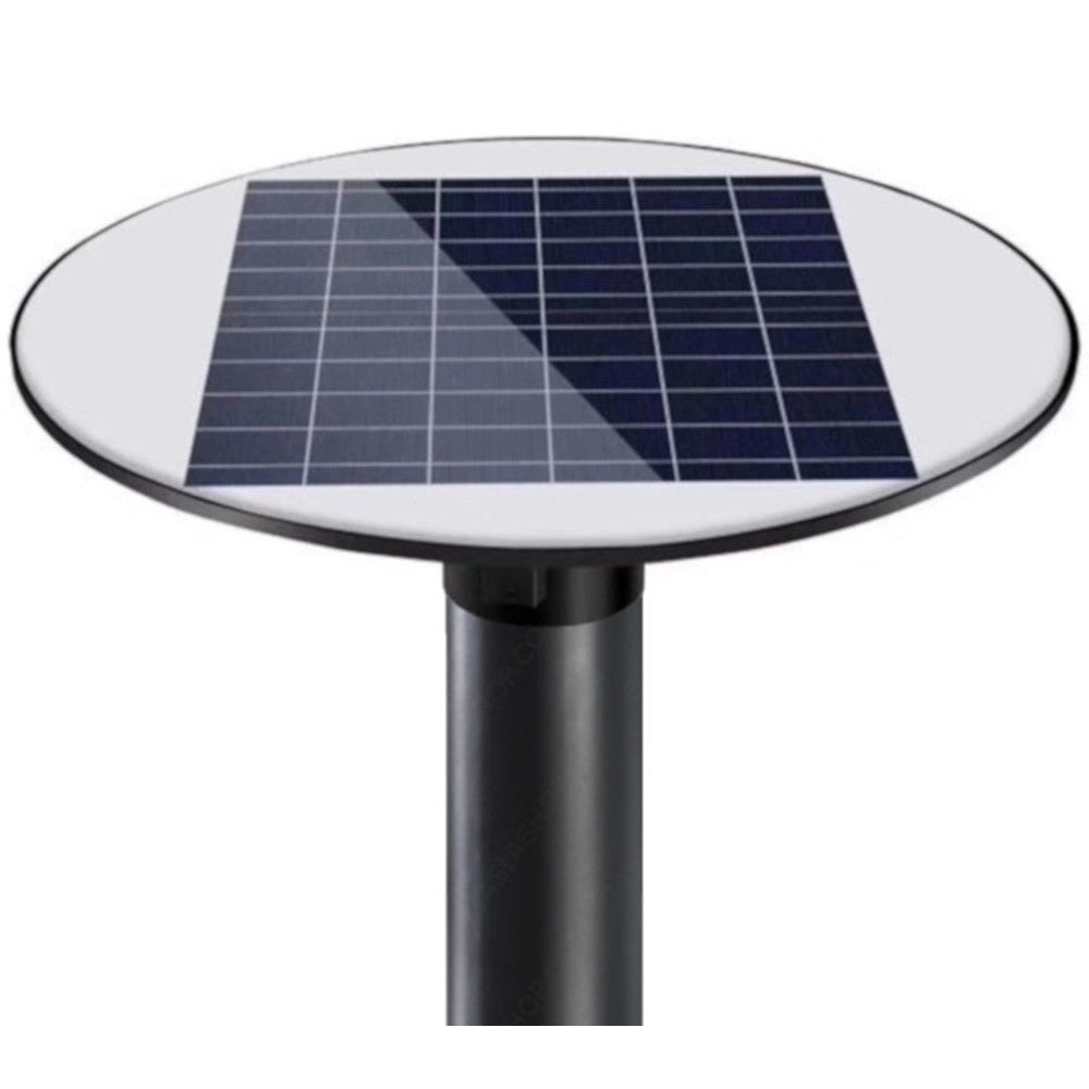 Trade Shop - Lampione Led Circolare Con Pannello Solare Sensore Movimento Ip65 100w Lt112-120-7000k -