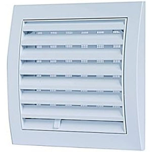 Griglia apribile-chiudibile in a bs 190x190 mm imbocco d.150 mm v