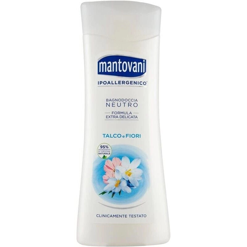 MANTOVANI BAGNODOCCIA NEUTRO 400 ML TALCO E FIORI EXTRADELICATO