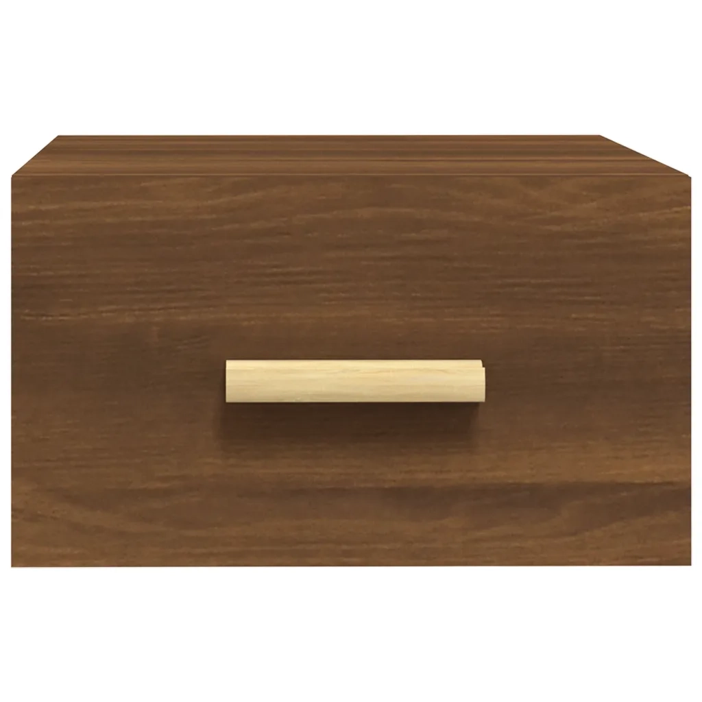 Comodini a Muro 2 pz Rovere Marrone 35x35x20 cm cod mxl 30528