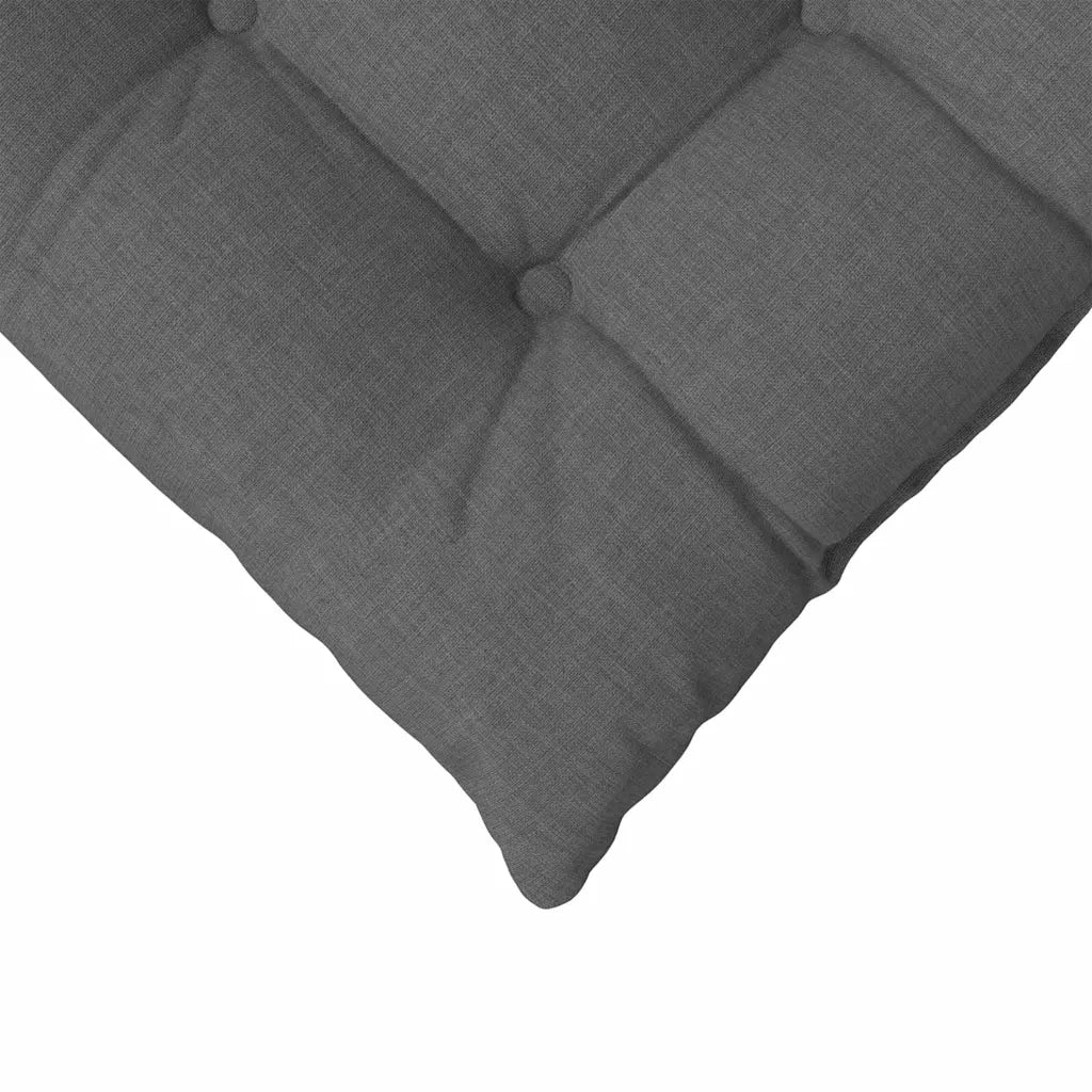 Cuscini per Seduta 4 pcs Grigio scuro 40 x 40 x 6 cm Tessuto 42015147