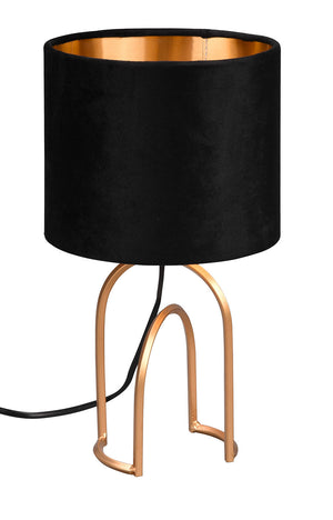 Lampada da Tavolo da Interno Attacco E14 in Metallo Oro