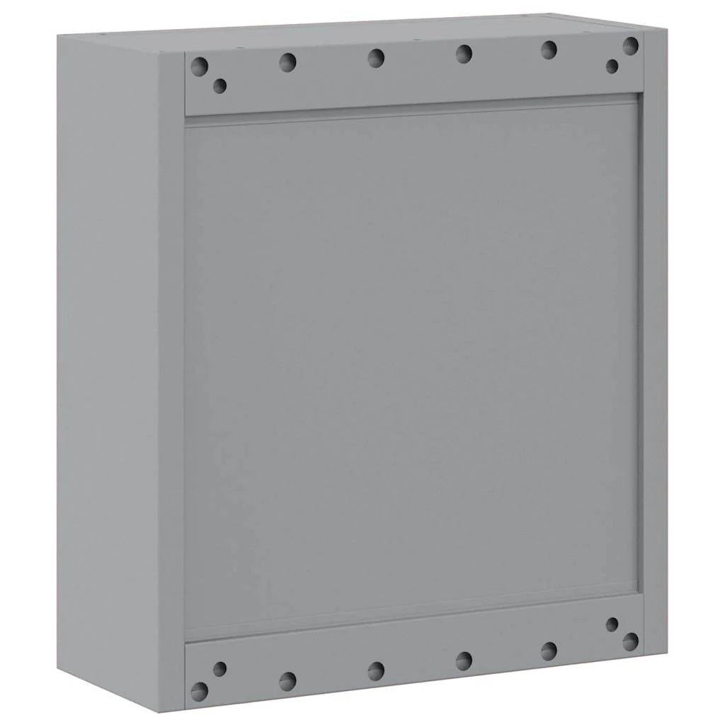Mobiletto portautensili dal design industriale con ripiano regolabile 50 x 20 x 55 cm acciaio rosso 02_0058027