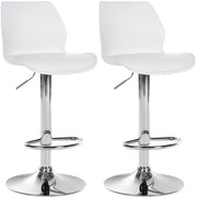 Set di 2 sgabelli da bar Gilbert in plastica 1
