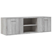 Mobile TV multimediale mensola TV credenza TV sala da pranzo soggiorno camera da letto Sonoma 120 x 34 x 37 cm legno ingegnerizzato grigio 02_0028377