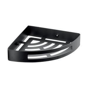 Porta oggetti angolare acciaio inox nero opaco serie Nerva 2479 Gedy