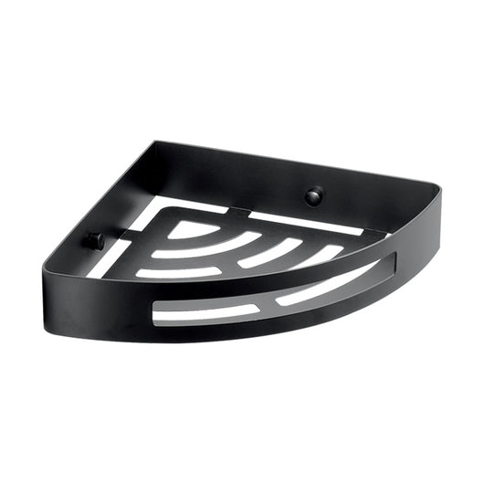 Porta oggetti angolare acciaio inox nero opaco serie Nerva 2479 Gedy