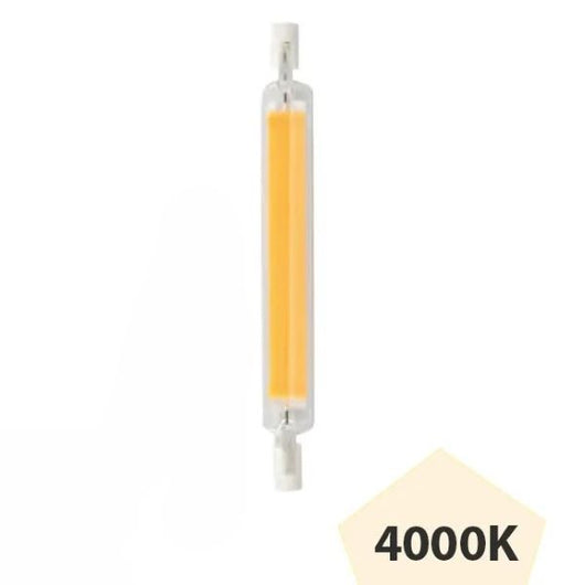 R7S LAMPADINA LINEARE IN VETRO A LED 7.5W LUCE NATURALE 4000K 806LM BOT LIGHTING