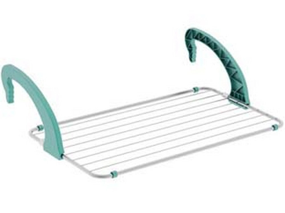 1pz stendibiancheria "balcony 10" acciaio verniciato mt.10 - cm.55x109 cod:ferx.fer283229