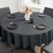 Tavolo rotondo coprifuoco - impermeabile e lavabile - 100 cm - grigio scuro - PVC