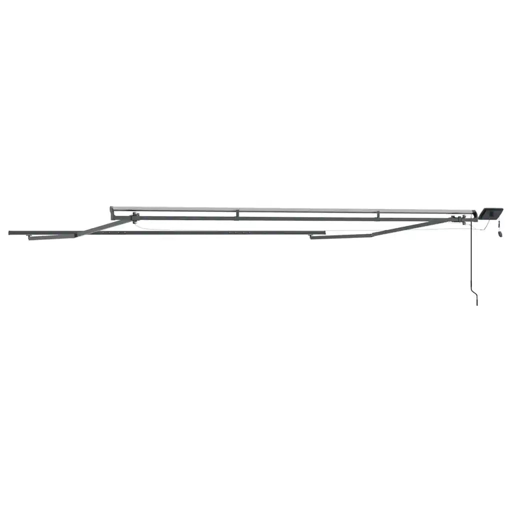 Tenda da Sole con Antracite 4.5 x 2.5 m Metallo 46874