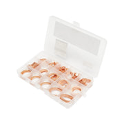 Grande set con rondelle di rame fi6 - fi24 180 pezzi