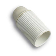 PORTALAMPADA CAMICIA FILETTATA - RESINA BIANCO E27 M10X1- 25 pezzi