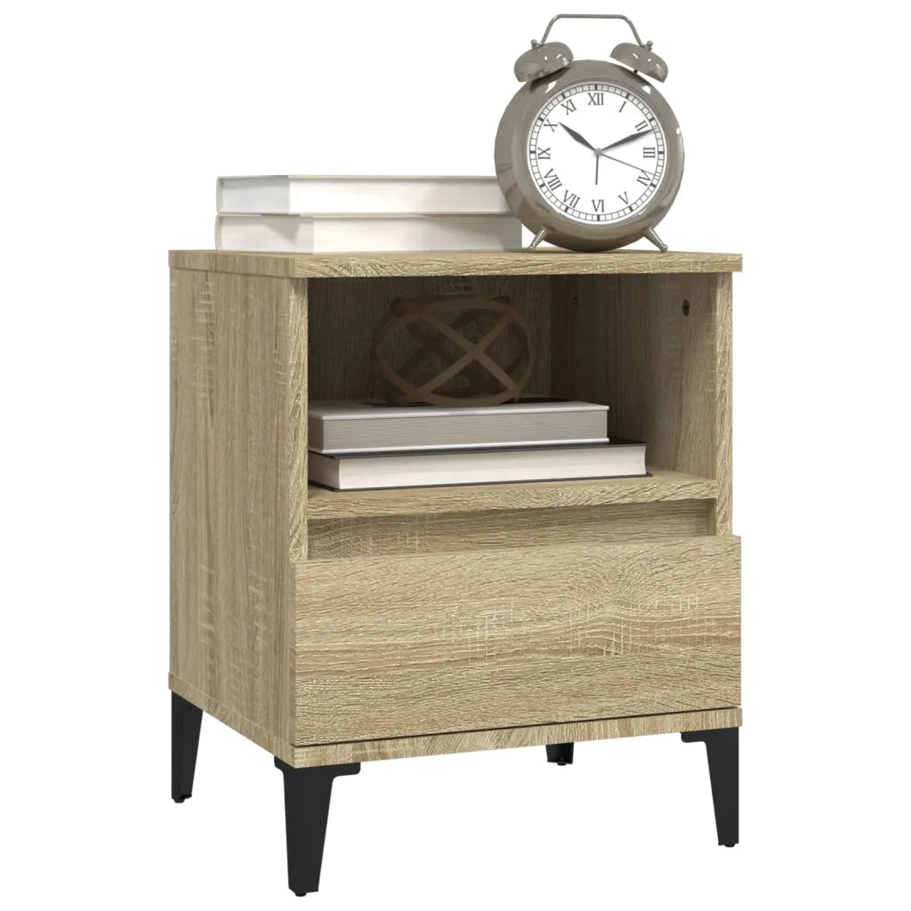 Comodino Rovere Sonoma 40x35x50 cm cod mxl 66570