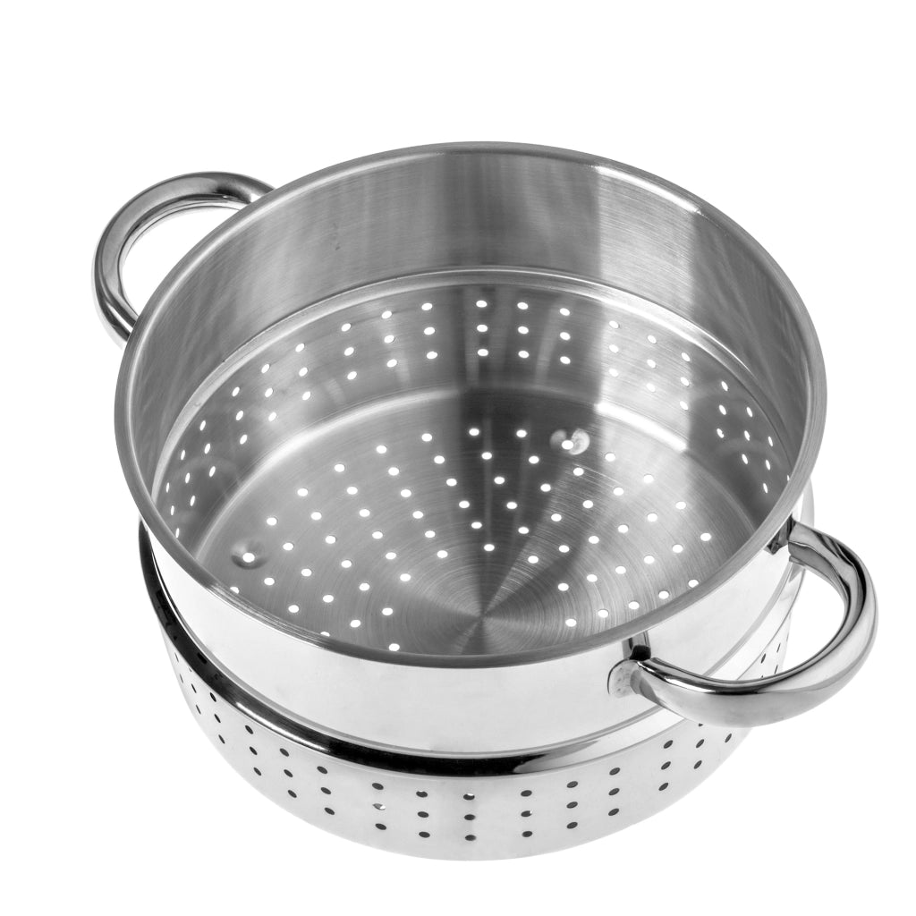 KADAX Spremiagrumi da 5 litri in acciaio inox, a vapore, a induzione e a gas, 3 in 1