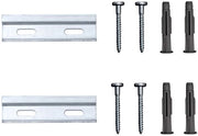 Rail di supporto corto per armadi a muro della cucina - 10 cm - set da 2