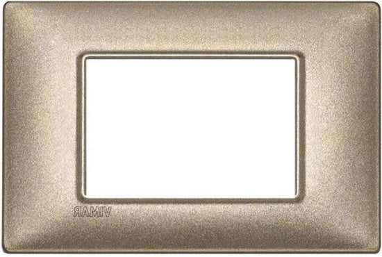Foglio di Copertura a 3 Moduli Serie Bronzo Metallico - Decorazione Stile Elegante