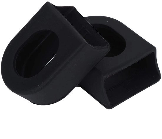 Crankarm Protezione Universale in Plastica Nero - Slitta Fissa - Duraturo - Facile da Installare - Protezione Crank