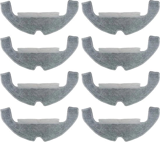 Set di asciugamani per aspirapolvere, adatto per robot aspirapolvere D10 Plus Gen 2 / D10s plus / D9 PLUS, 8 asciugamani, riutilizzabili e lavabili, asciugamano di riserva