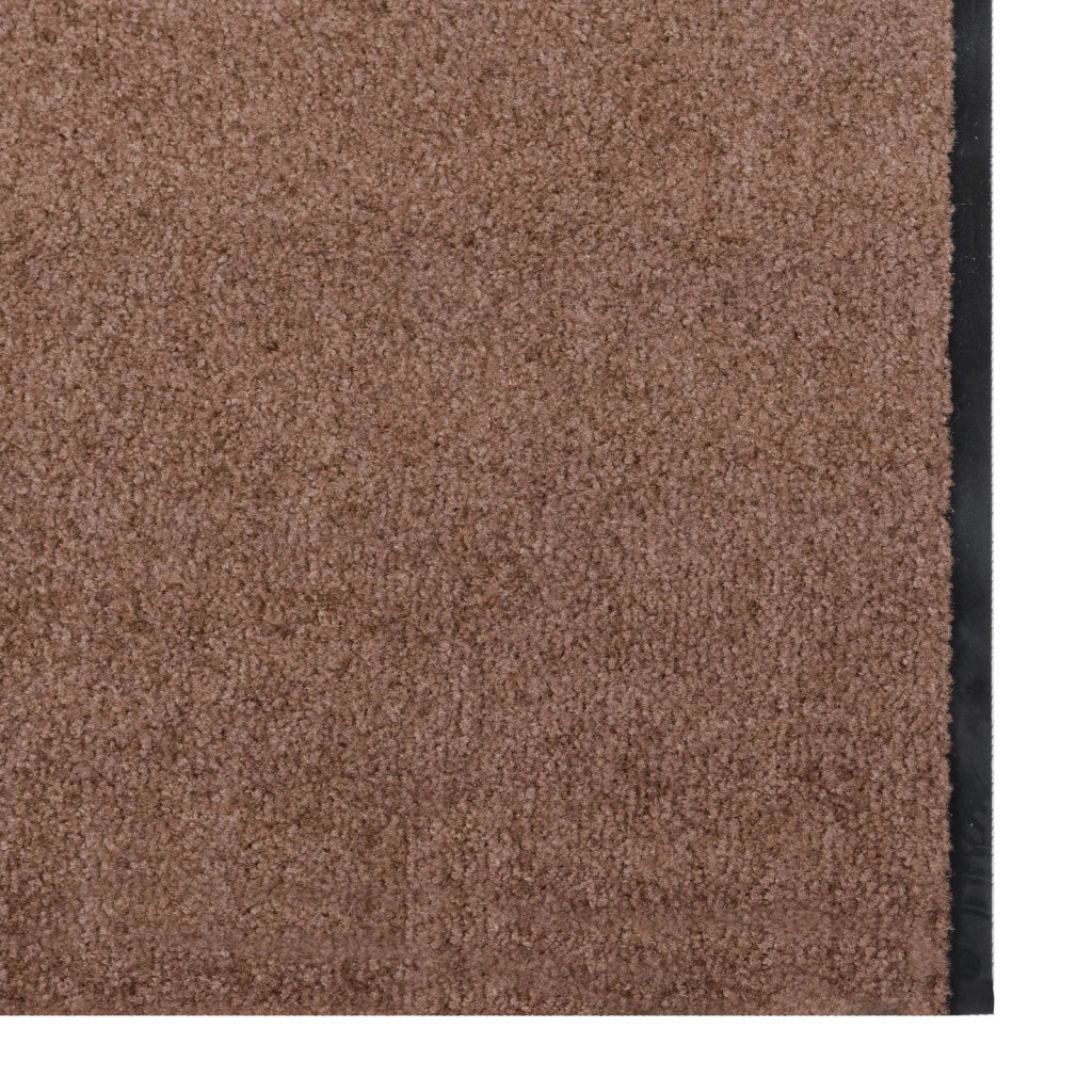 Zerbino Rettangolare Marrone 120x400 cm