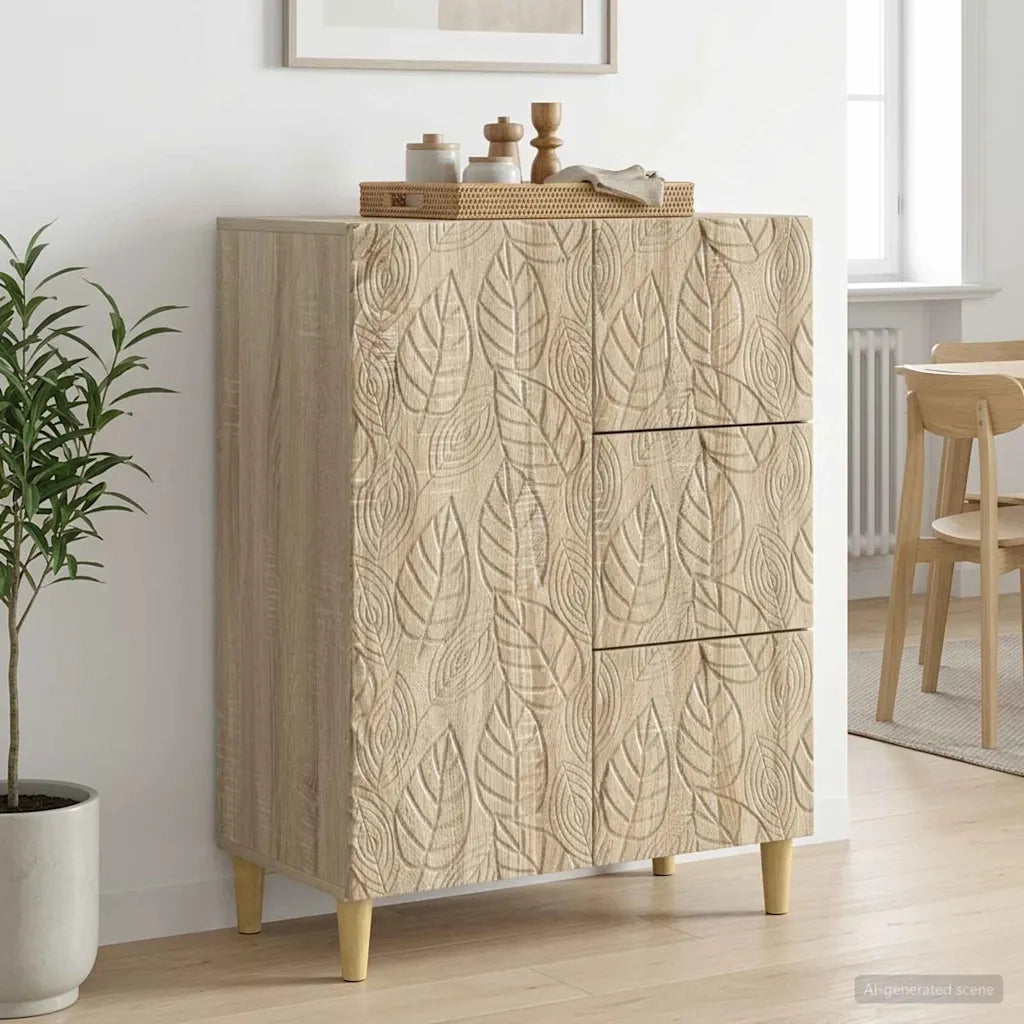 Credenza Rovere Sonoma 66 x 34,5 x 90 cm Legno ingegnerizzato 895087