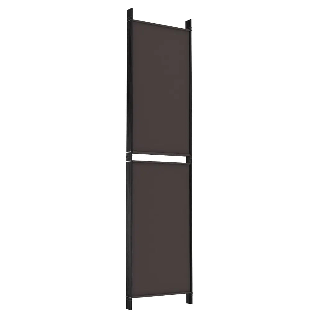 Divisorio a 6 Pannelli Marrone 300x220 cm in Tessuto cod mxl 57798