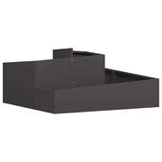 Fioriere | Cassetta per fiori | Vaso da giardino Nero 100 x 100 x 50 cm