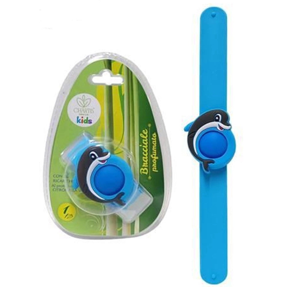Trade Shop - Set 12pz Bracciale Con 2 Ricambi Profumati Citronella Bambini Repellente Insetti 639665a -