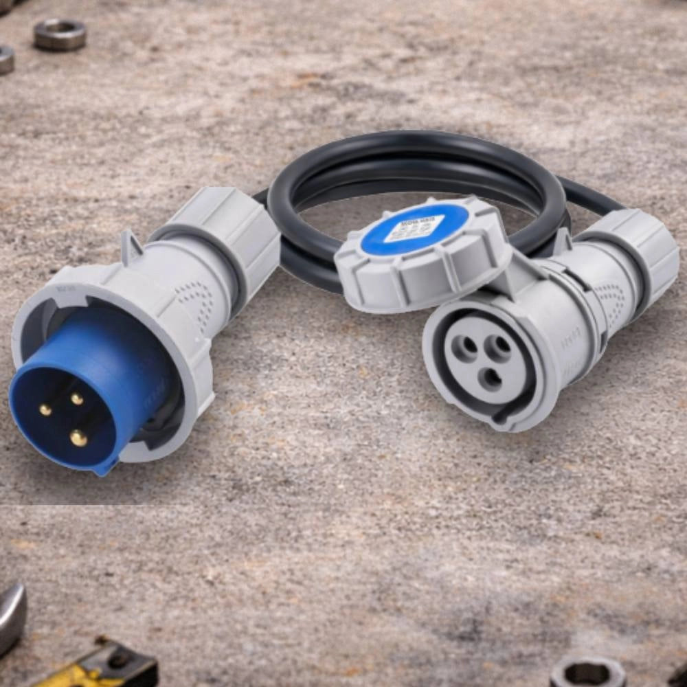 Presa industriale ecova 30532 16a 230v 2p+t ip67