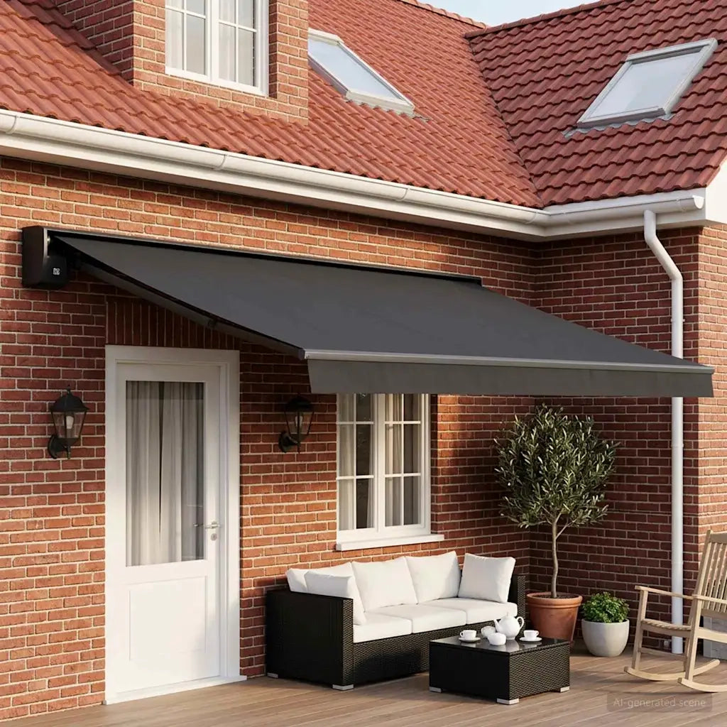 Telo di ricambio per tenda da sole Antracite 400 × 300 cm 3444225
