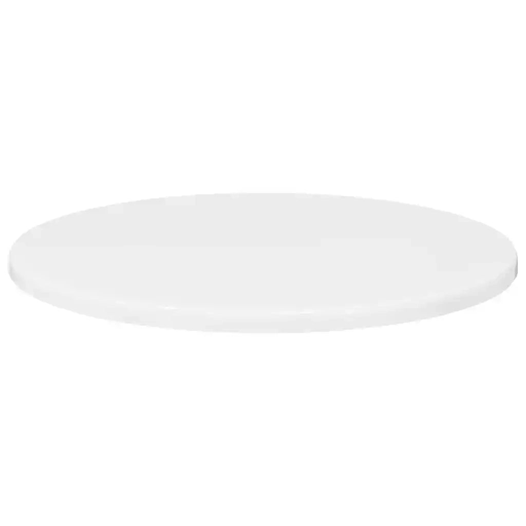 Piano del tavolo Bianco lucido Ø 40 x 1,5 cm Legno multistrato
