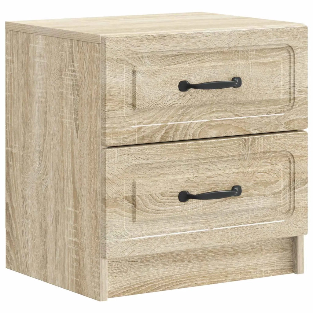 Armadio da Notte 2 pcs Rovere Sonoma 43 x 34,5 x 44,5 cm