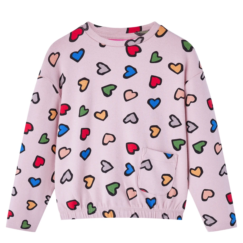 Felpa da Bambina Rosa 104