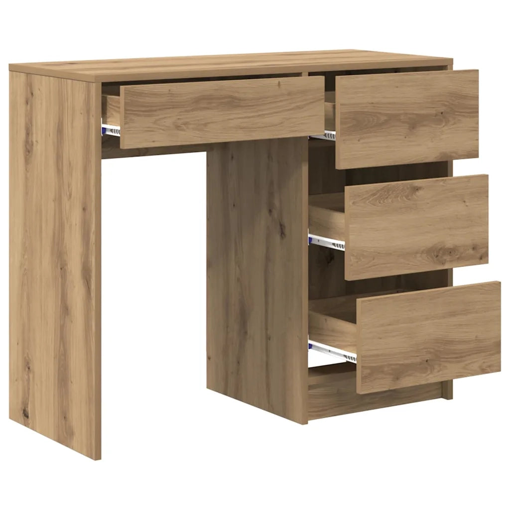 Scrivania con cassetto Rovere artigianale 90 x 37.5 x 75 cm 869497