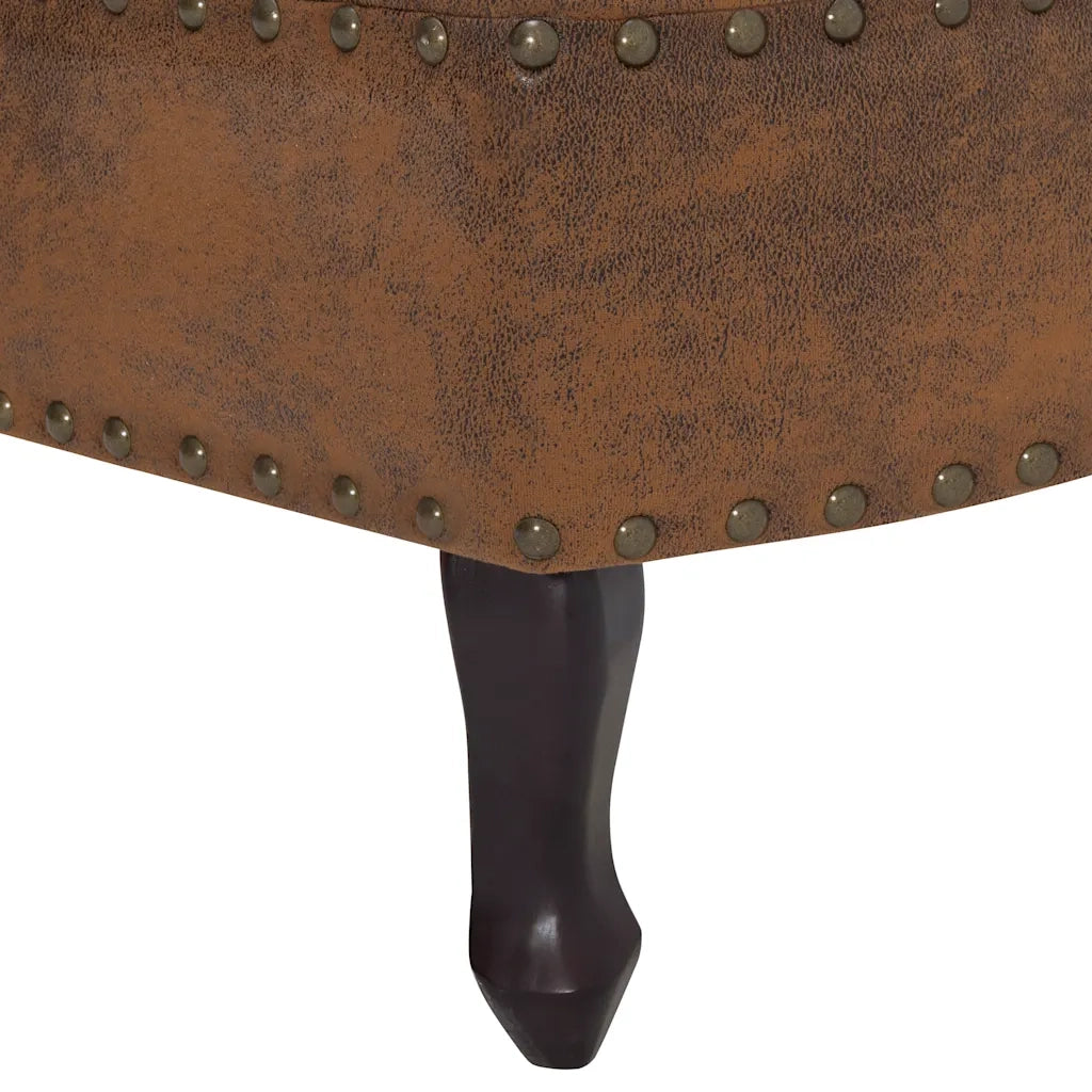 Sdraio Marrone in Pelle Scamosciata Artificiale 281278